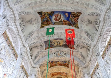 Benediktbeuern Abbey, former Benedictine Abbey, today a branch of the Salesians of Don Bosco, choir