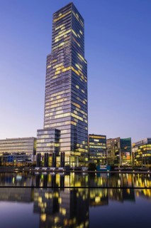 Cologne Tower, Mediapark, Cologne, Rhineland, North Rhine-Westphalia, Germany