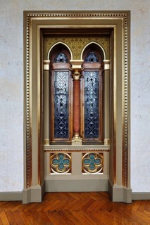 Detail, decorated, parliament building, interior, Budapest, Hungary