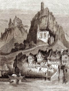 Idar-Oberstein, Rheinland-Pfalz, Deutschland, 19. Jahrhundert