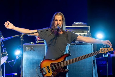 Bryan Beller, USA, bass player, The Aristocrats, Rock/Fusion Band (GB, USA, D), Tour 2026, live, 11