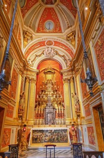 Cathedral interior, Braga, Minho Province, Portugal