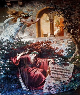 Sleeping Beauty is born, symbolic image for the long sleep and the awakening of the German Empire,