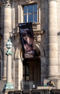 Entrance to the Bode Museum, Berlin, Germany
