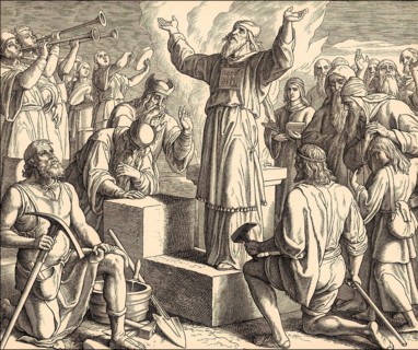 Rebuilding the Jerusalem Temple, Old Testament, by Julius Schnorr von Carolsfeld