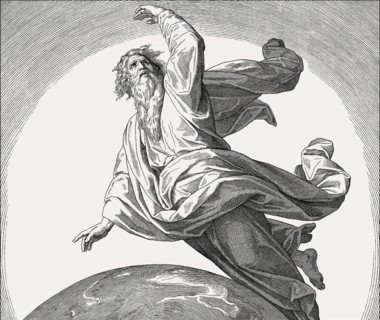Creation of the Sky, Old Testament, by Julius Schnorr von Carolsfeld, 1860