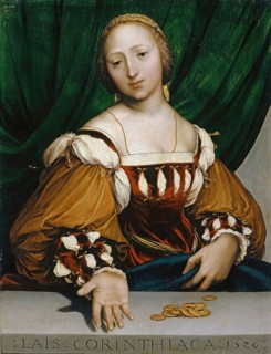 Lais of Corinth, The picture shows the ancient Greek hetaera (courtesan) Laïs of Corinth, who was