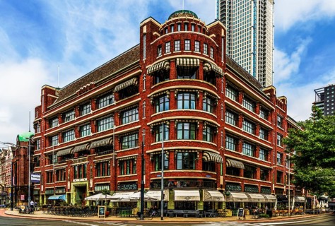 Atlantic Huis with the famous Grand Café-Restaurant Loos, Rotterdam, Netherlands