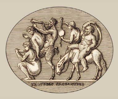 Antique gemstone relating to a carnival song or canto carnascialesco, Florence, late fifteenth