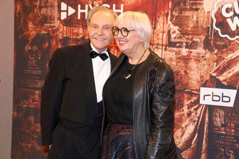 Georg Preuße and Claudia Roth at the premiere - We Are Alive - The Berlin Musical on 21.03.2026 at