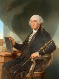 Portrait of George Washington, 1732 - 1799, the first president of the United States of America