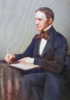 William Hickling Prescott, 1796-1859, American historian, Historical, digitally restored