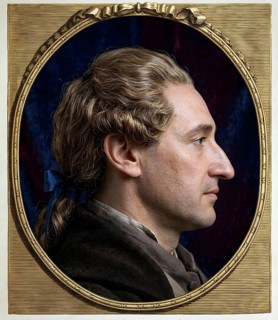Portrait of Schiller from the time of the High Charles School, Friedrich Schiller, author, poet,