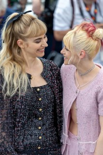Cannes, France - 16.5.2024: Imogen Poots, Kristen Stewart during THE CHRONOLOGY OF WATER Photocall