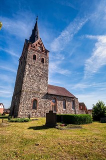 Schönfeld village church, Werneuchen, Brandenburg, Germany