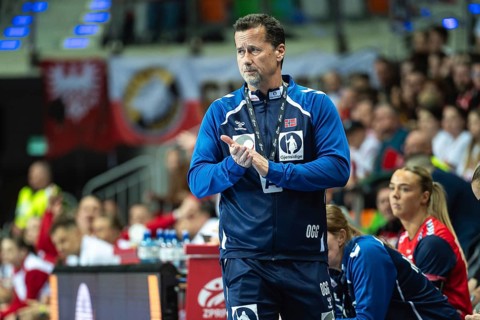 LUBIN, POLAND - MARCH 5, 2026: Women handball match EHF EURO Cup 2026: Poland - Norway. Head coach