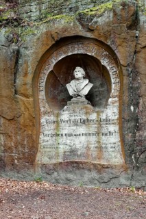 Luther Memorial, Martin Luther Memorial, City Park, Reformer, Reformation, Bust, Historical Figure,