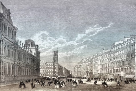 Rue de Rivoli, Paris, France, 1857