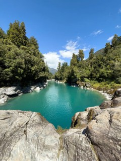 Hokitika Gorge on the Hokitika River, South Island, New Zealand, Oceania