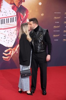 Jay Khan and Partner Jessie Noe Scheuermann - International Premiere of MICHAEL, Uber Platz,