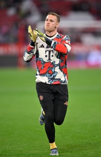 Warm-up training goalkeeper Daniel Peretz FC Bayern Munich FCB (18) Allianz Arena, Munich, Bavaria,