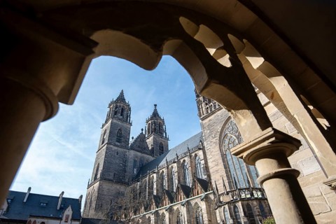 Magdeburg Cathedral, Cloister, Magdeburg, Saxony-Anhalt, Germany