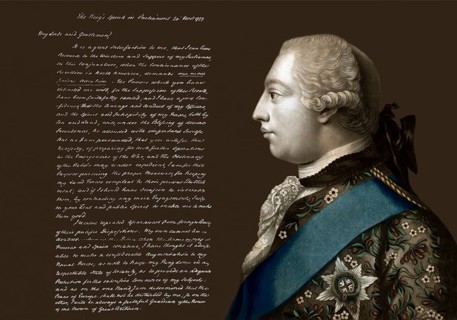 King George III's speech in Parliament 20 November 1777, King of Great Britain and Ireland