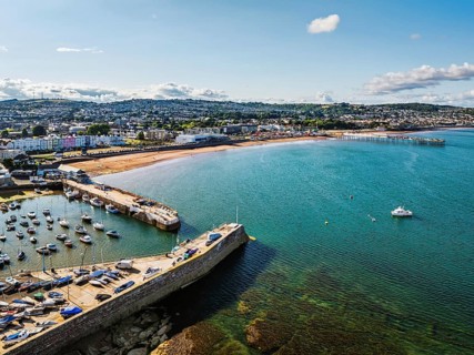 Paignton Pier, English Riviera, Torbay, Devon, England, United Kingdom