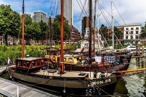 Historic Veerhaven, Rotterdam, Netherlands