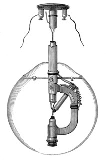 Reynier'sche Lampe, von E. Reynier, einem französischen Erfinder