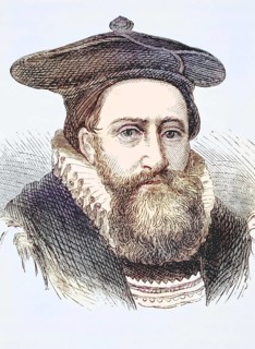 George Abbot 1562 to 1633, Archbishop of Canterbury, Historical, digitally restored reproduction