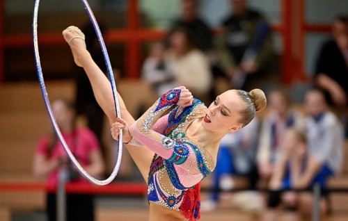 Darya Tkatcheva BLR with handheld tire rhythmic gymnastics, RSG Turnen Schmiden International 2026,