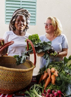 Svenja Schulze (SPD), Federal Minister for Economic Cooperation and Development, visits the