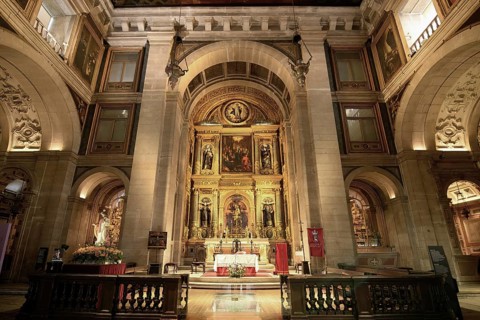 Jesuit Church of Saint Roch, Main altar and Choir, Chiado, Lisbon