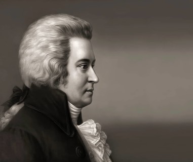 Wolfgang Amadeus Mozart, 1756 – 1791, composer of classical music, First Viennese School, digitally