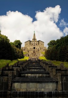 Bergpark Wilhelmshöhe, Hercules Building with the Great Cascades, UNESCO World Heritage Site,