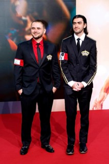 Prince Michael Jackson and Jr. and Prince Michael Joseph Jackson II (sons of Michael Jackson) at