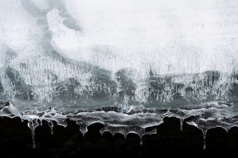 Ice structures, Storsjön, Östersund, Jämtland, Sweden, March 2022