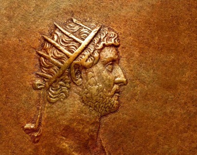 Hadrian or Publius Aelius Hadrianus Augustus, 76 - 138, Roman emperor, digitally edited