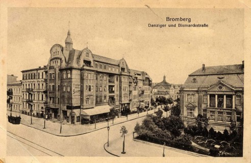 Historical postcard around 1900, Bromberg, today Bydgoszcz, in the Polish Kujawsko-Pomorskie