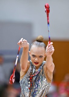 Melissa Diete GER with handheld club rhythmic gymnastics, RSG Turnen Schmiden International 2026,