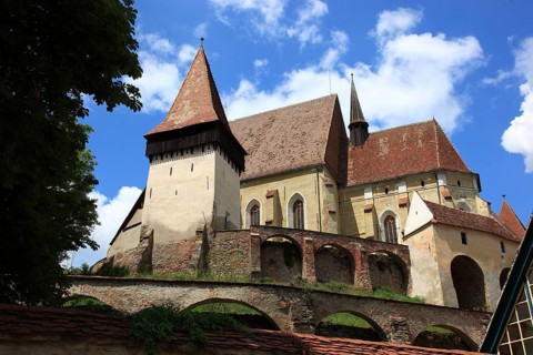 Romania, the fortified church of Biertan, German Birthälm, municipality in the district of Sibiu in