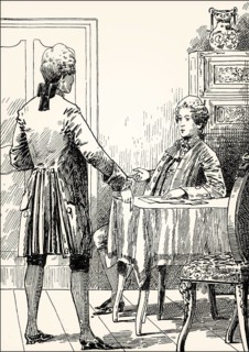 Laertes and Wilhelm, scene from the novel Wilhelm Meister's Apprenticeship, Wilhelm Meisters