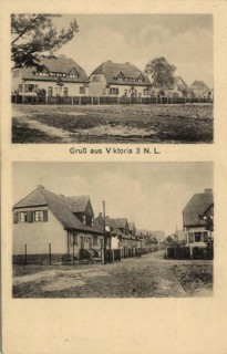 Historical postcard, picture postcard, greeting from Victoria 3, N.L., digitally enhanced