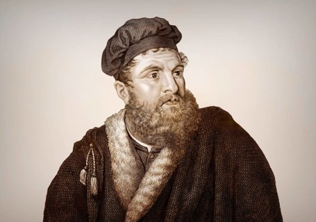 Marco Polo, c.?1254 –1324, an Italian merchant, explorer and writer, digital edited