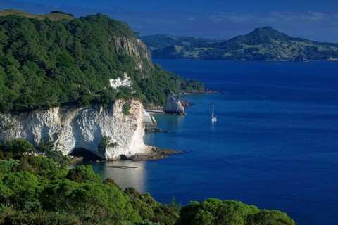 New Zealand, North Island, coast, rocks, Coromandel Peninsula, landscape, sea, New Zealand