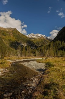 View along the Seebach valley, Mallnitz, Carinthia, Austria