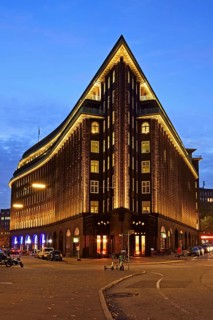 Europe, Germany, Hamburg, City, Kontorhausviertel, Chilehaus, clinker brick facade, built 1922 to