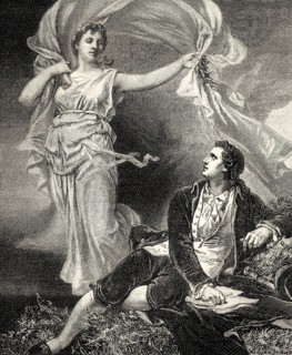 Goethe's Muse, Johann Wolfgang von Goethe, a German poet