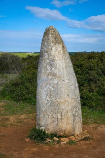Vila do Bisbo, Algarve, Portugal - Menhir of Padrao, Menhir of Padrão, here the main menhir of the